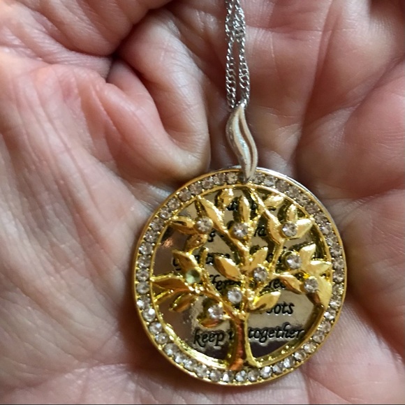 Family Tree of Life Cubic Zirconia Pendant - Picture 2 of 5